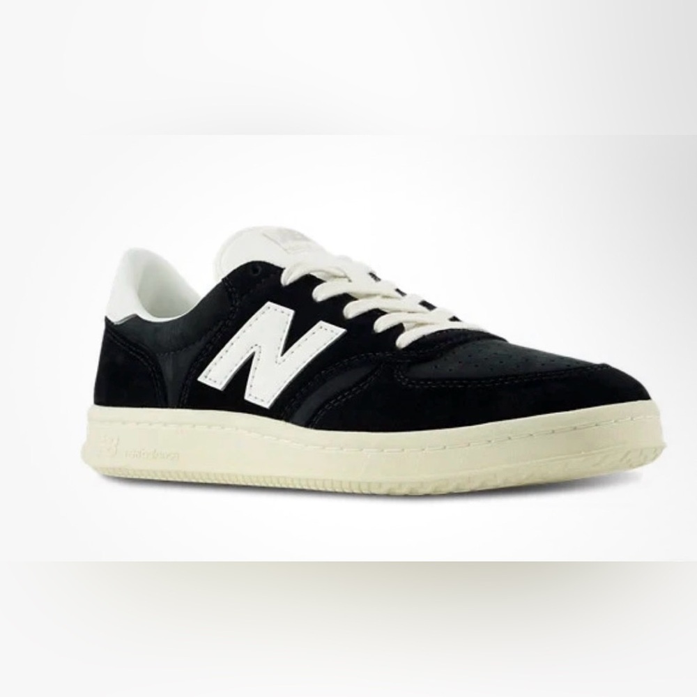 New Balance Black & White Low-Top Sneaker
